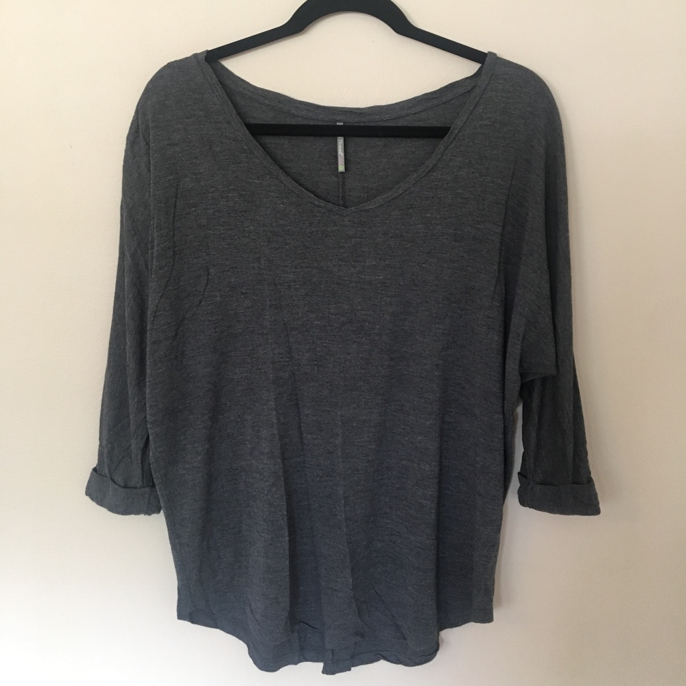 Gray top